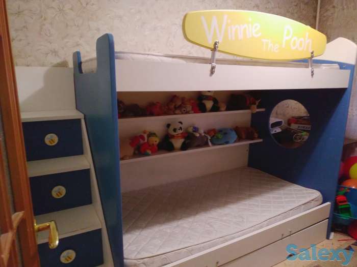 Детская двухъярусная кровать, фотография 1