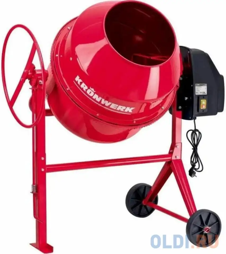Бетономешалка kronwerk мс-160 700 вт 160л, фотография 1