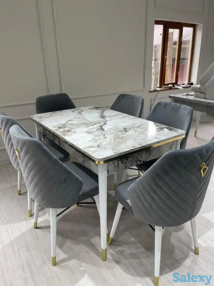 Турецкий комплект Стол и 6 стульев., фотография 1