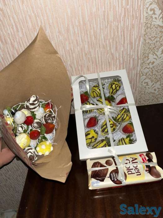 торт/клубника в школаде/шоколадный бокс, фотография 6