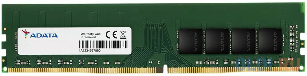 Оперативная память для компьютера a-data ad4u266616g19-sgn dimm 16gb ddr4 2666 mhz, фотография 1