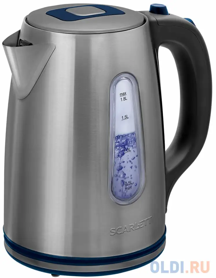 Чайник электрический scarlett sc-ek21s72 серебристый, фотография 1
