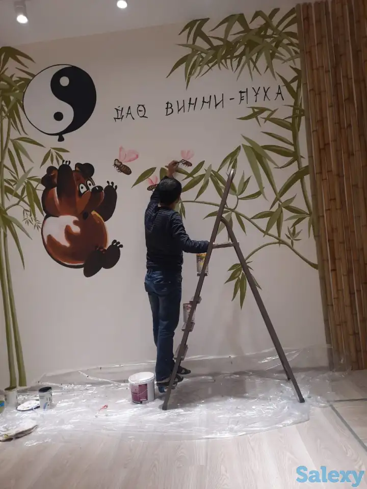 Художественная роспись стен, фотография 3