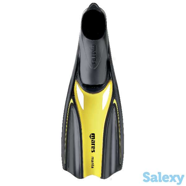 Ласты для плавания mares manta jr - цв.желтый, фотография 2