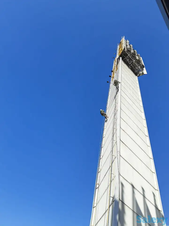 Капитальный ремонт фасада / Покраска фасада / Отделка фасада / Ремонт фасада / Промышленный альпинизм / Высотные работы, фотография 7