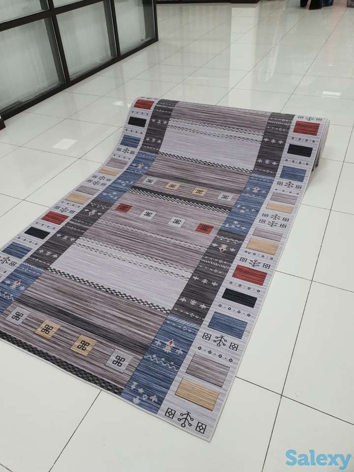 Трендовая ковровая дорожка в скандинавском стиле ковер коврик 140см, фотография 1