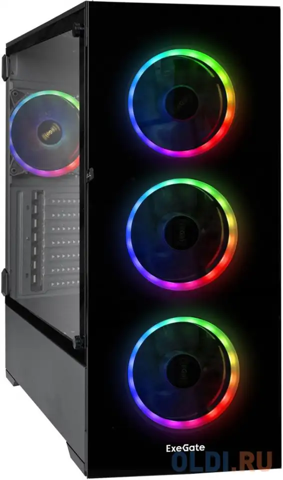 Корпус atx exegate i3 max без бп чёрный ex289024rus, фотография 1