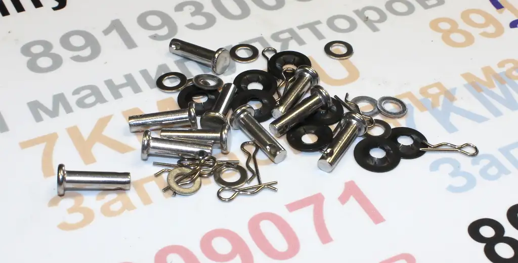 Универсальный комплект пальцев на рычаги КМУ, фотография 1