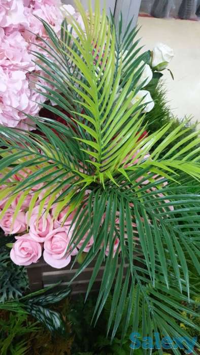 Искусственное озеленение/фитостена/искусственные цветы/мох, фотография 1