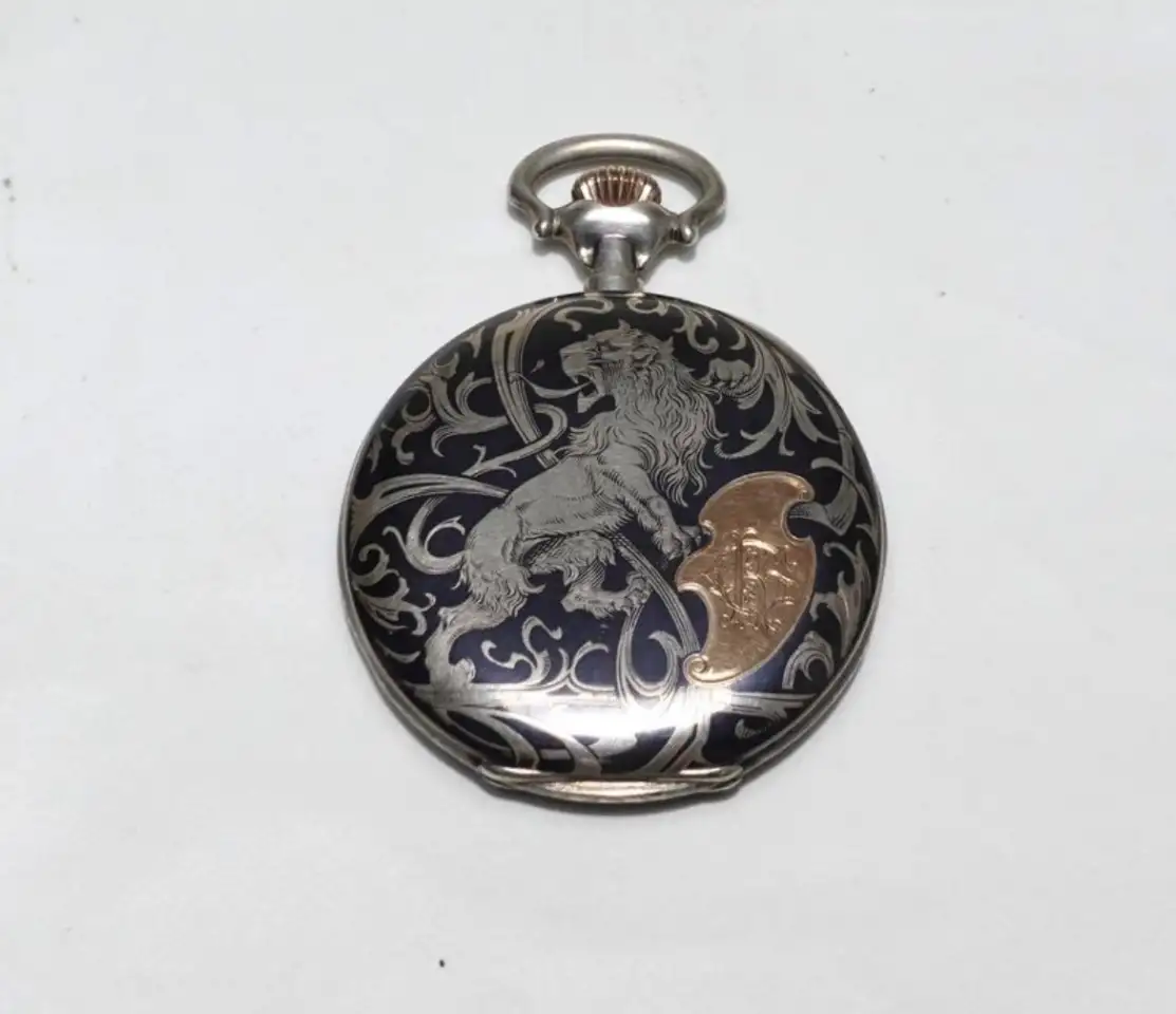 Антикварные карманные часы  Zenith Gran Prix Paris 1900, фотография 3