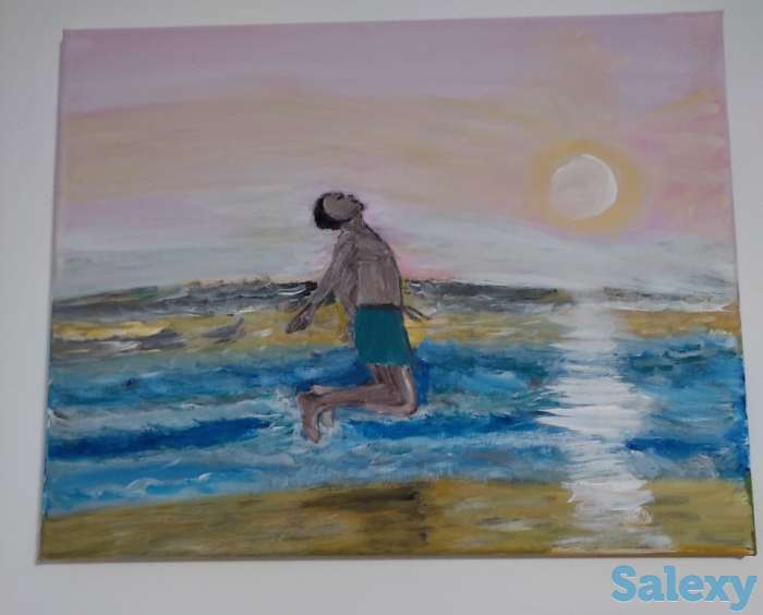 Продам картины авторские(нарисованы  мной)Природа . Материал доска. Размер 28*53 ,Природа Сибири материал доска 28*53,, фотография 4