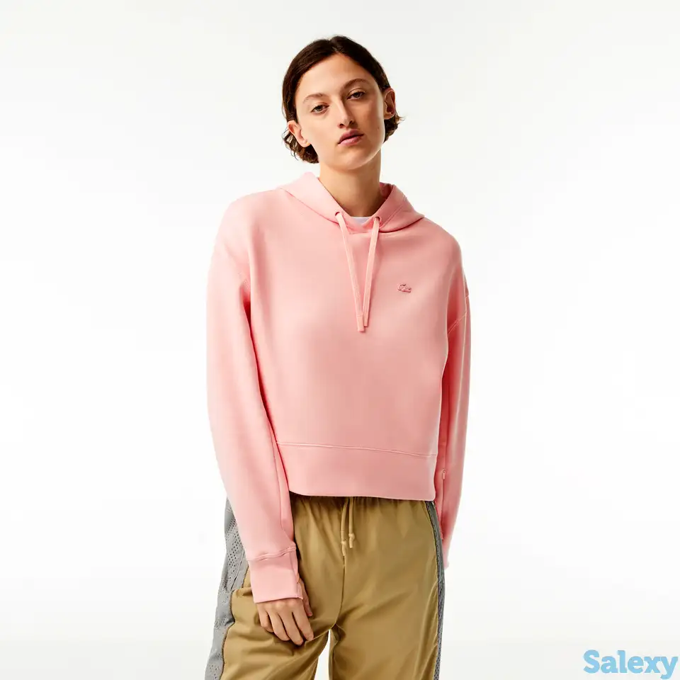 Женская толстовка lacoste с капюшоном, фотография 1