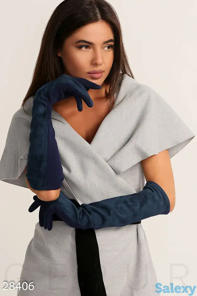 Демисезонные длинные перчатки, фотография 1