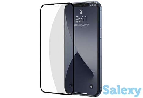 Защитное стекло baseus full-screen curved tempered 0.3mm для iphone 12 pro max (sgapiph67n-ka01). черный, фотография 2