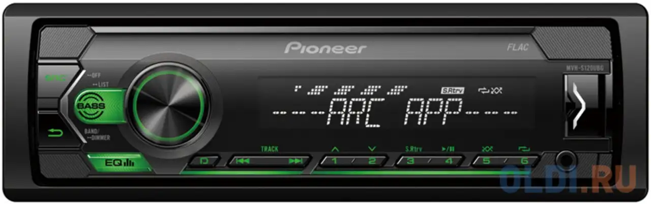Автомагнитола pioneer mvh-s120ubg 1din 4x50вт, фотография 1