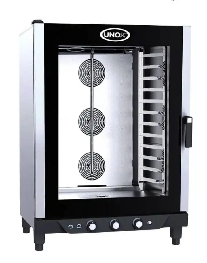 Печь конвекционная UNOX XV 893. Подключение 380 В Количество уровней12 Расстояние между уровнями 67 мм Тип и размер гаст, фотография 1