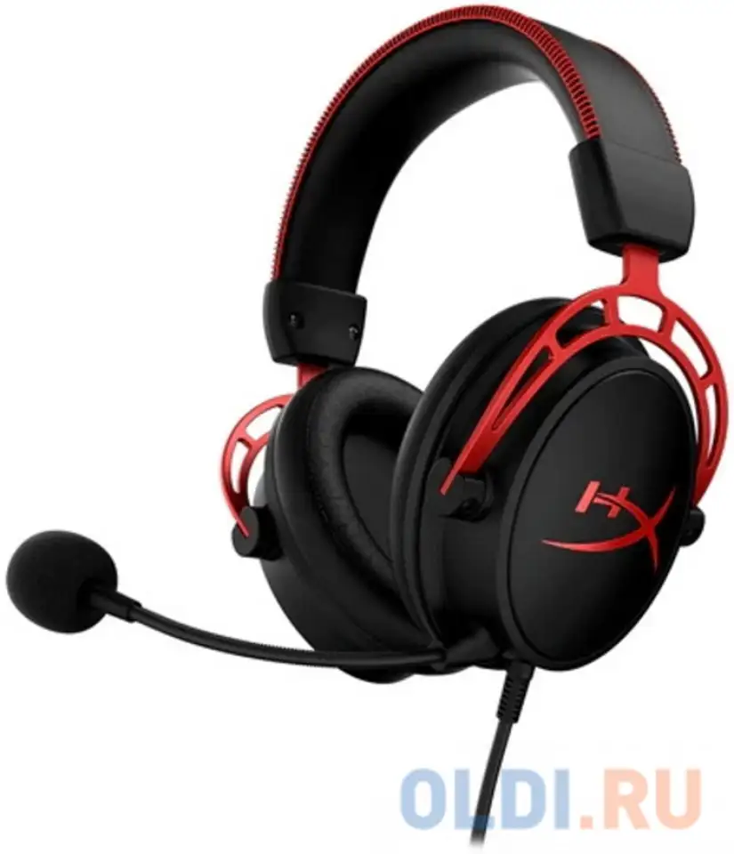 Гарнитура игровая/ hyperx cloud alpha (hx-hsca-rd/as) red, фотография 1