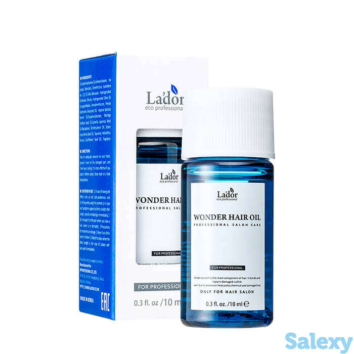 Масло для волос la’dor wonder hair oil (10 мл), фотография 1