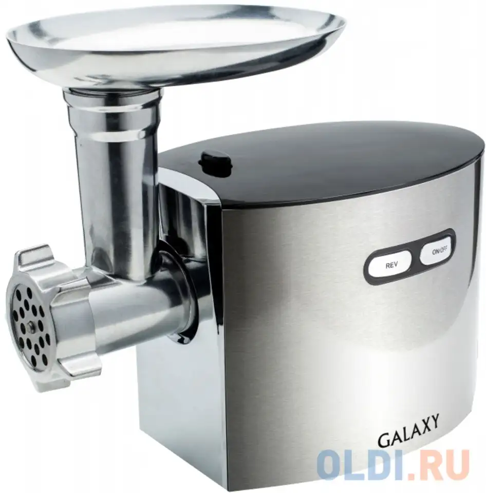 Электромясорубка galaxy gl 2400 1200 вт серебристый, фотография 1