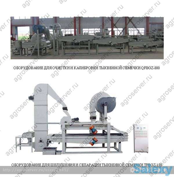 Оборудование для шелушения и сепарации тыквенной семечки BGZ300, фотография 1