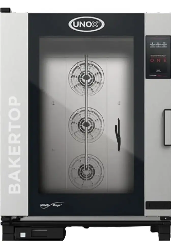 Пароконвектомат UNOX XEBC-10EU-E1RM-MP на заказ предназначен для приготовления различных блюд, выпечки хлебобулочных и, фотография 1