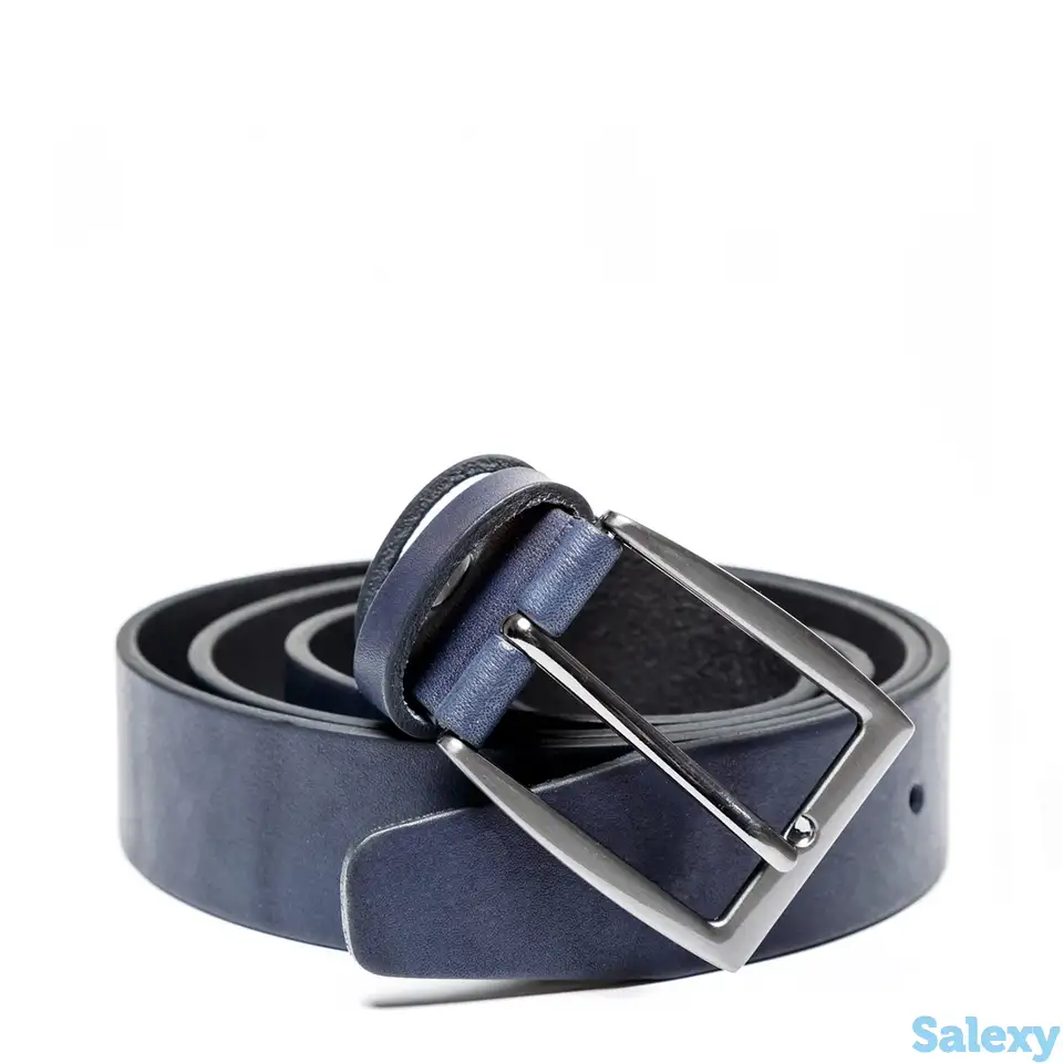Ремень мужской bader dark blue, фотография 2