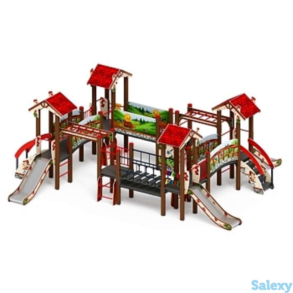 В гостях у сказки - дик 1.05.01-08.с - игровой комплекс h=900, фотография 1