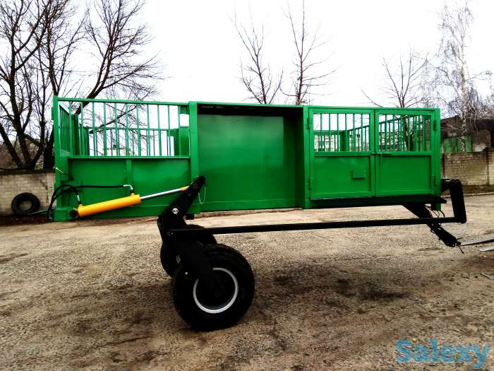 Полуприцепы  тракторные с  гидравлическим  подъемом для  свиноводства, фотография 2