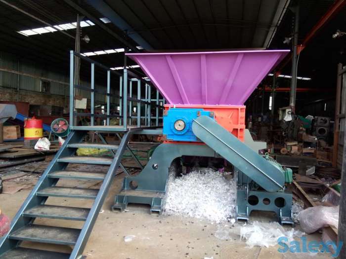 Линии дробления и мойки пластиковых пэт бутылок и плёнки, шредер, дробилки, грануляторы, шнеки, фотография 1