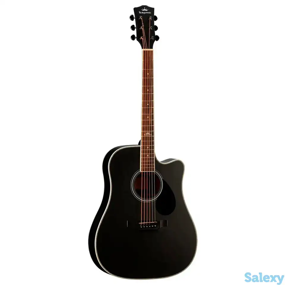 Акустическая гитара kepma d1c black matt, фотография 1