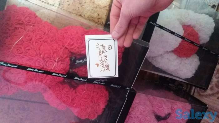 Мишка из роз Тедди ко дню всех влюбленных, фотография 9