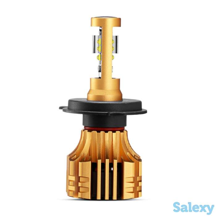 LED светодиодные автомобильные лампы H4 70w 6500K, фотография 5