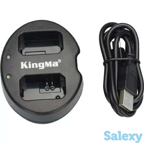 Продам зарядное устройство на два аккумулятора Sony NP-FW50, KingMa BM015-FW50, фотография 1