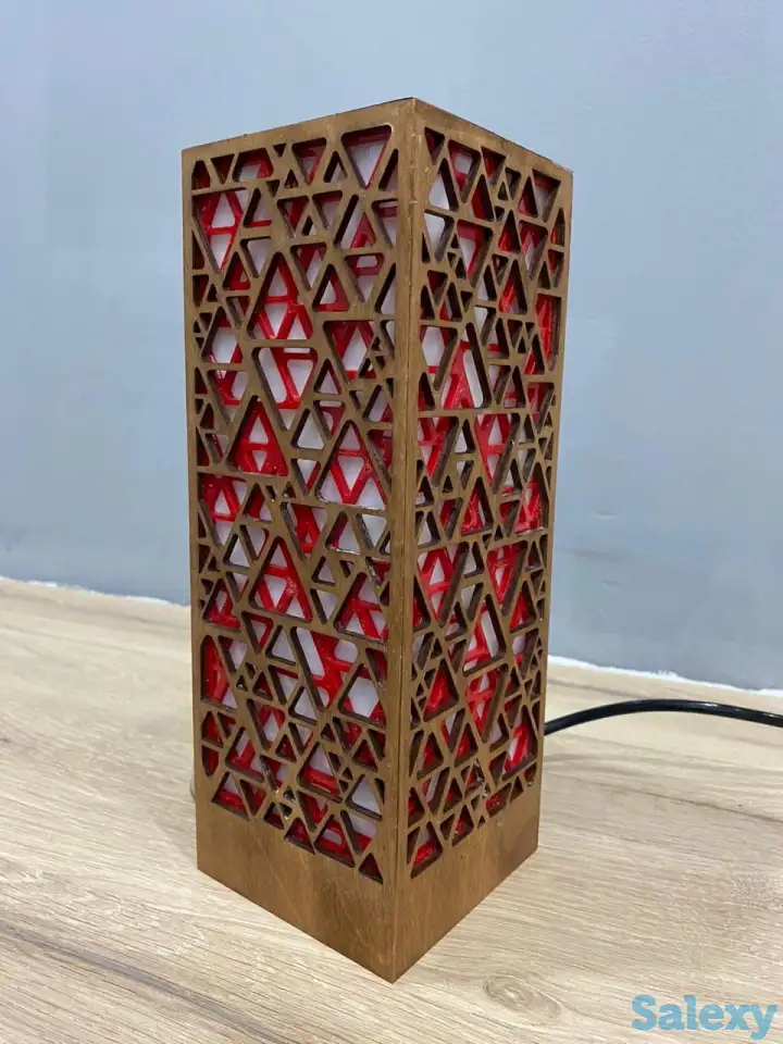 Красный Интерьерный светильник - ночник, фотография 3