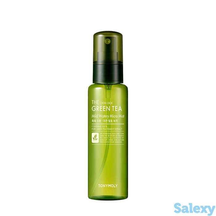Мист для лица tony moly the chok chok green tea mild watery micro mist, фотография 1