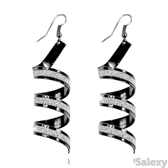 Серьги mia collection - spiral, фотография 1