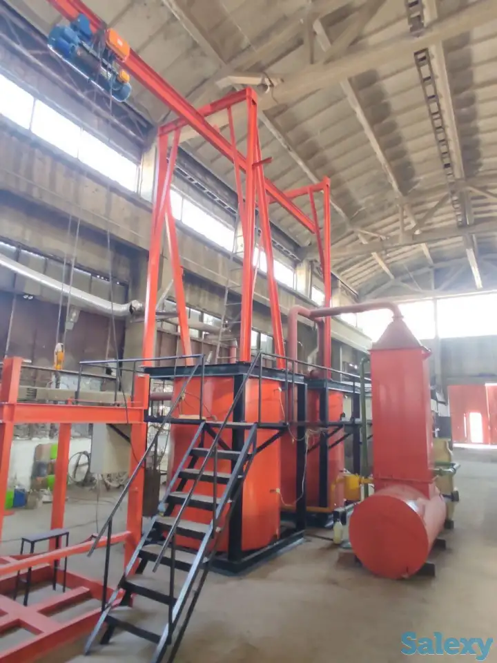 Пиролизная установка печное топливо переработка авто шин пластик пиролиз, фотография 3