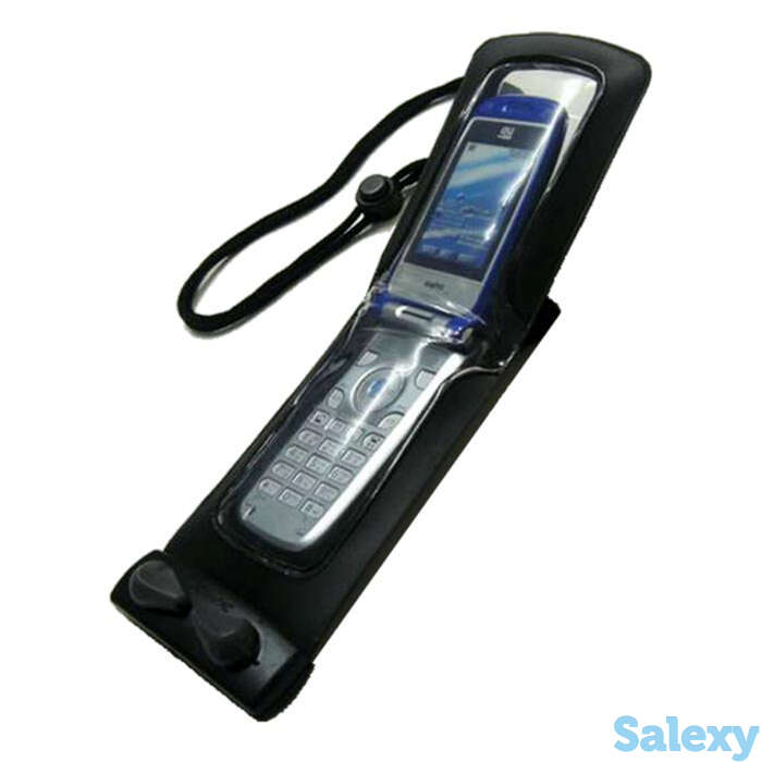 Водонепроницаемый чехол aquapac 080 - flip phone 100х70 мм, черный, фотография 1