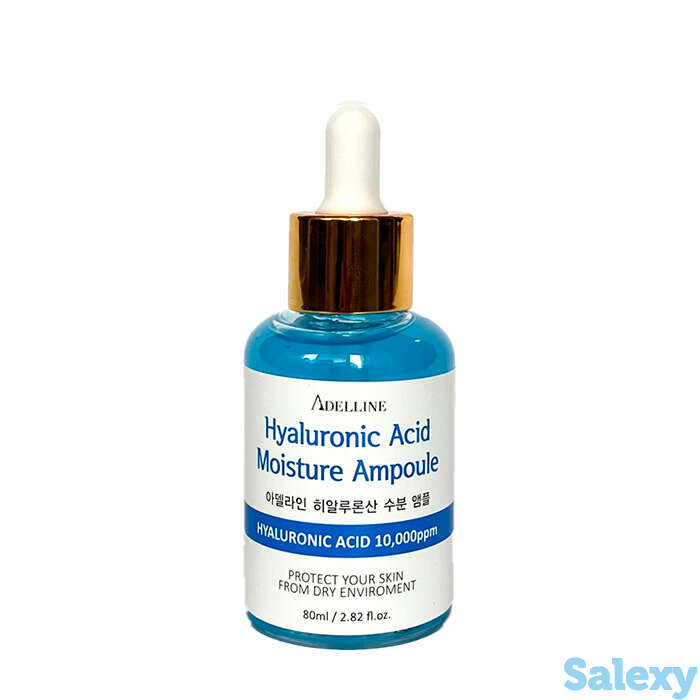 Сыворотка для лица adelline hyaluronic acid moisture ampoule, фотография 1