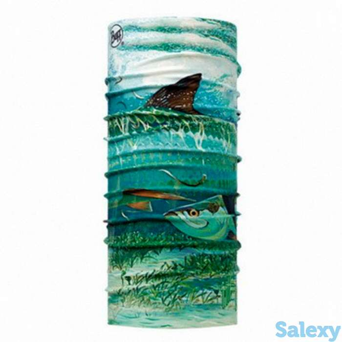 Бандана buff high uv protection guy harvey silver kings, фотография 1