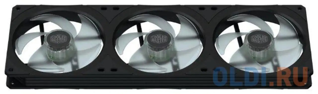 Cooler master masterfan sf360r argb, 3x120mm, 4-pin (pwm), argb, 3 pcs, фотография 1