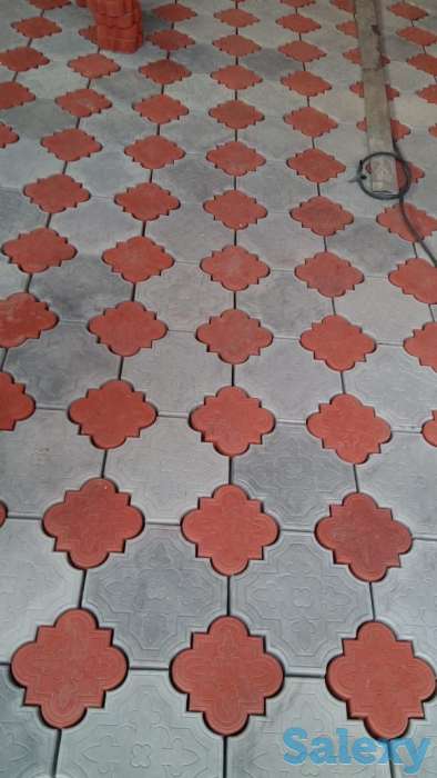 Тротуарная плика, брусчатка, облицовочный кирпич, фотография 1