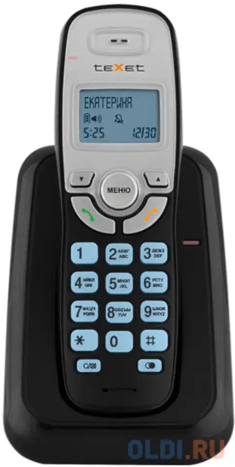 Радиотелефон dect texet tx-d6905a черный, фотография 1