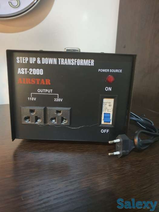 Трансформатор повышающий-понижающий 110V-220V  220V-110V   мощность 2000 watt, фотография 3