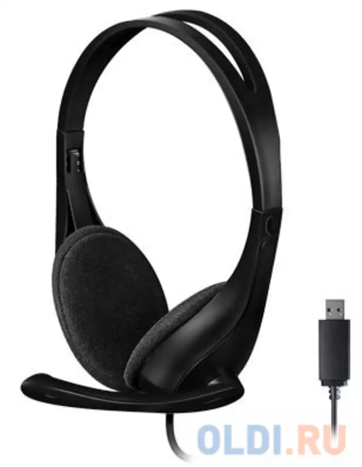 Гарнитура a4tech hu-9 черный, фотография 1