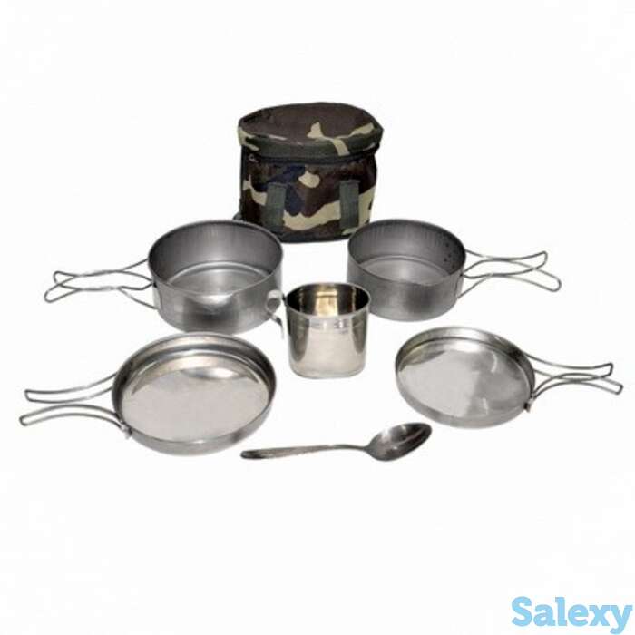 Набор котелков роза ветров офицер нерж., фотография 1