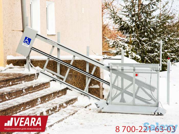 Подъемник для инвалидов Вертикальная подъемная платформа подъем до 2-х метров. ПТУ-001 , предназначенный для обеспечения, фотография 3