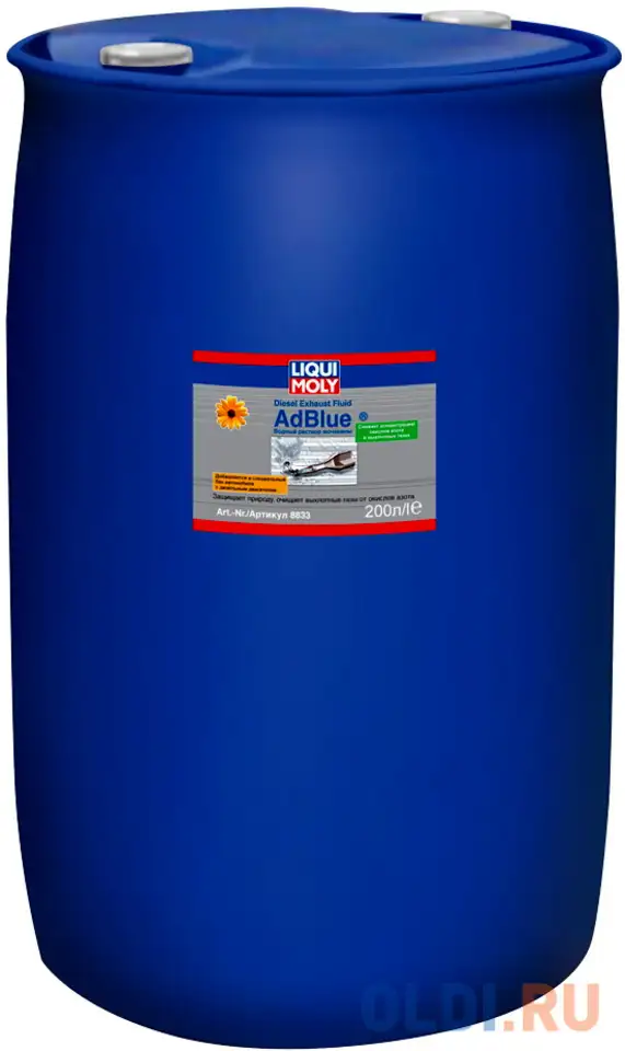 8833 liquimoly adblue водный раствор мочевины (aus 32), 200л, фотография 1