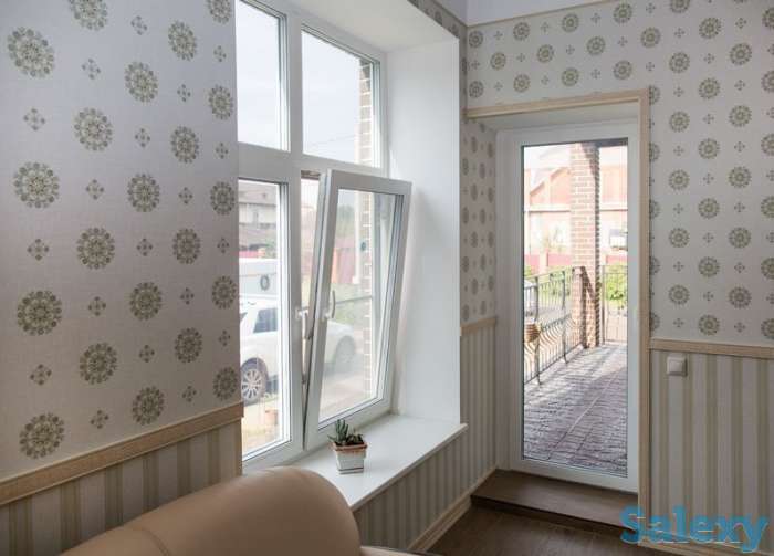 Балконные пластиковые двери Rehau, фотография 3