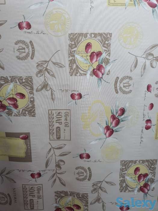 Клеенка для стола  Скатерть клеенка классическая с оливками, фотография 1